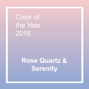 Pantone 2016 Colors of the year Rose Quartz