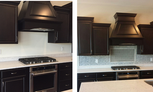 Before & After Backsplash Transformation