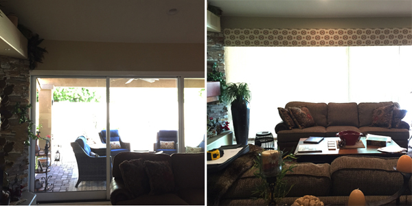 Before and After Window Treatments