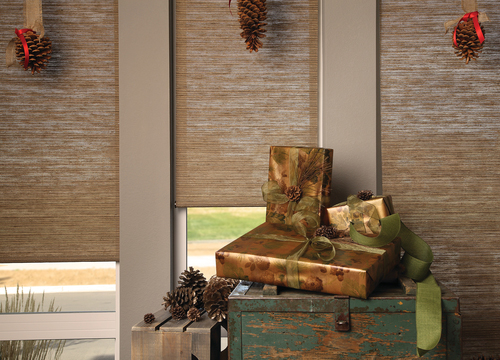 Alustra® Woven Texture® Shades for the Holidays