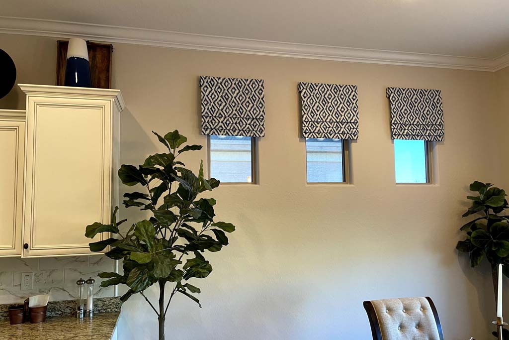 Black and White Valance