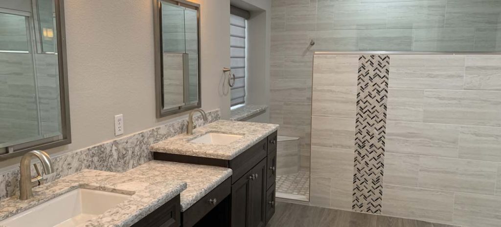 Custom Countertops and Bathroom Tile