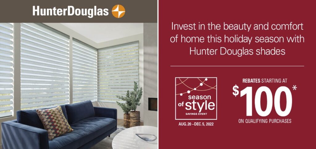 Hunter Douglas Fall 2022 Rebates