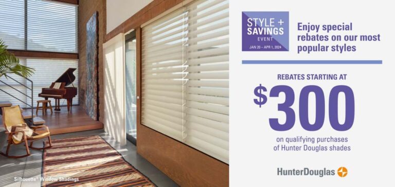 Hunter Douglas 2024 Winter Rebate